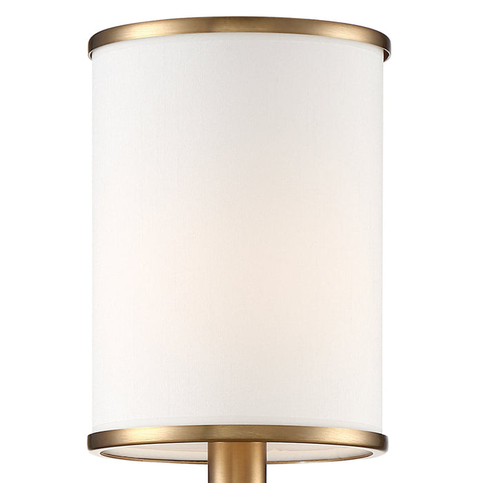 Hatfield 1 Light Vibrant Gold Wall Mount - Wall Sconces