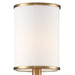 Hatfield 1 Light Vibrant Gold Wall Mount - Wall Sconces