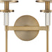 Hatfield 2 Light Vibrant Gold Wall Mount - Wall Sconces