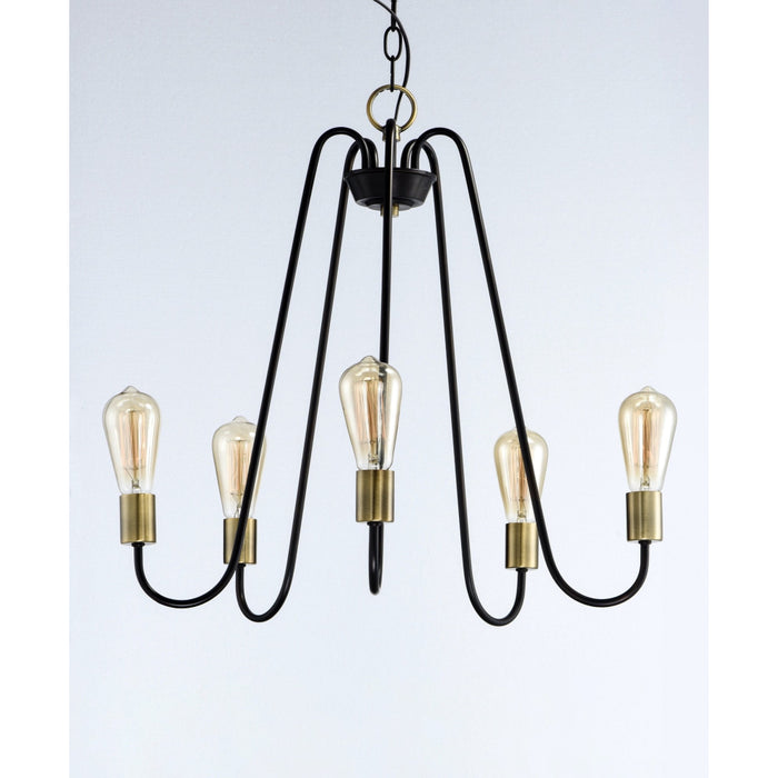 Haven Oil Rubbed Bronze / Antique Brass Chandelier - Chandeliers