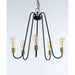 Haven Oil Rubbed Bronze / Antique Brass Chandelier - Chandeliers