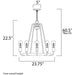 Haven Oil Rubbed Bronze / Antique Brass Chandelier - Chandeliers