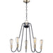 Haven Oil Rubbed Bronze / Antique Brass Chandelier - Chandeliers
