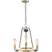 Haven Oil Rubbed Bronze / Antique Brass Chandelier - Chandeliers