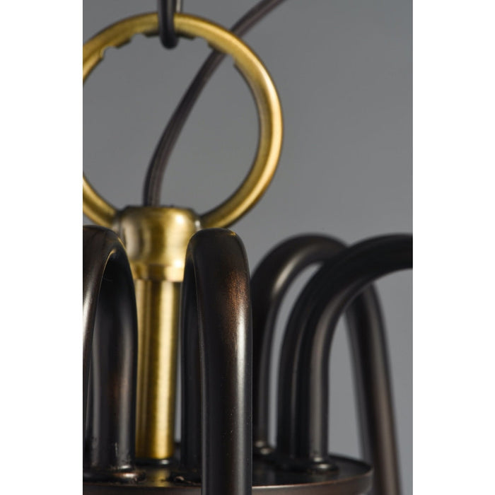 Haven Oil Rubbed Bronze / Antique Brass Chandelier - Chandeliers