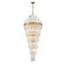 Hayes Aged Brass 31 Light Crystal Chandelier Crystorama HAY-1419-AG