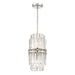 Hayes Polished Nickel 4 Light Pendant Crystorama HAY-1401-PN