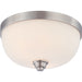 Helium Brushed Nickel Flushmount - Flushmounts