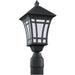 Herrington Black LED Outdoor Post Lantern - Outdoor Post Lantern