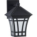 Herrington Black LED Outdoor Wall Lantern - Outdoor Wall Sconce