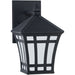 Herrington Black Outdoor Wall Lantern - Outdoor Wall Sconce