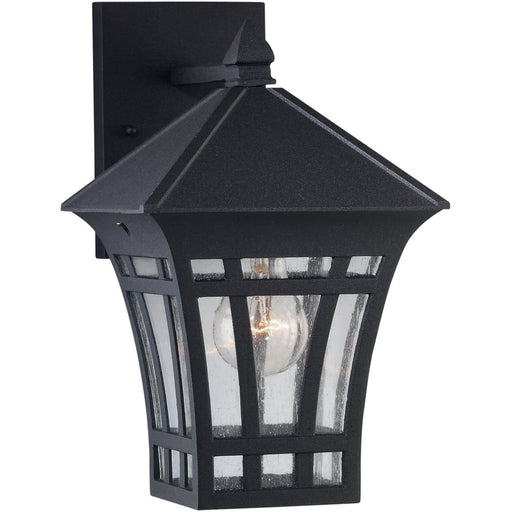Herrington Black Outdoor Wall Lantern - Outdoor Wall Sconce