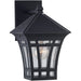 Herrington Black Outdoor Wall Lantern - Outdoor Wall Sconce