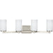 Hettinger Brushed Nickel LED Vanity Fixture - Bath & Vanity