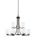 Hettinger Burnt Sienna Chandelier - Chandeliers