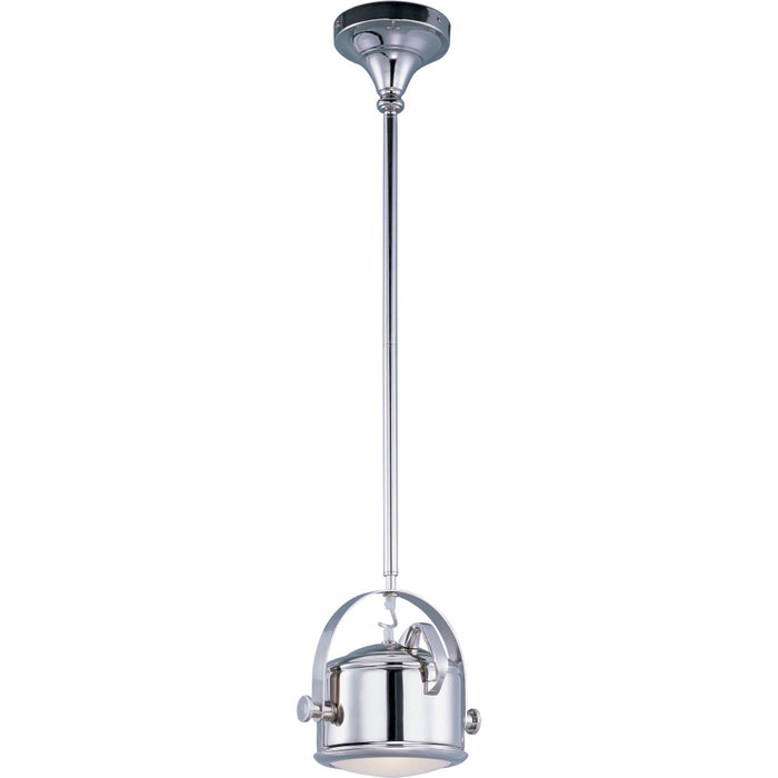Hi-Bay Satin Nickel Mini Pendant - Mini-Pendants