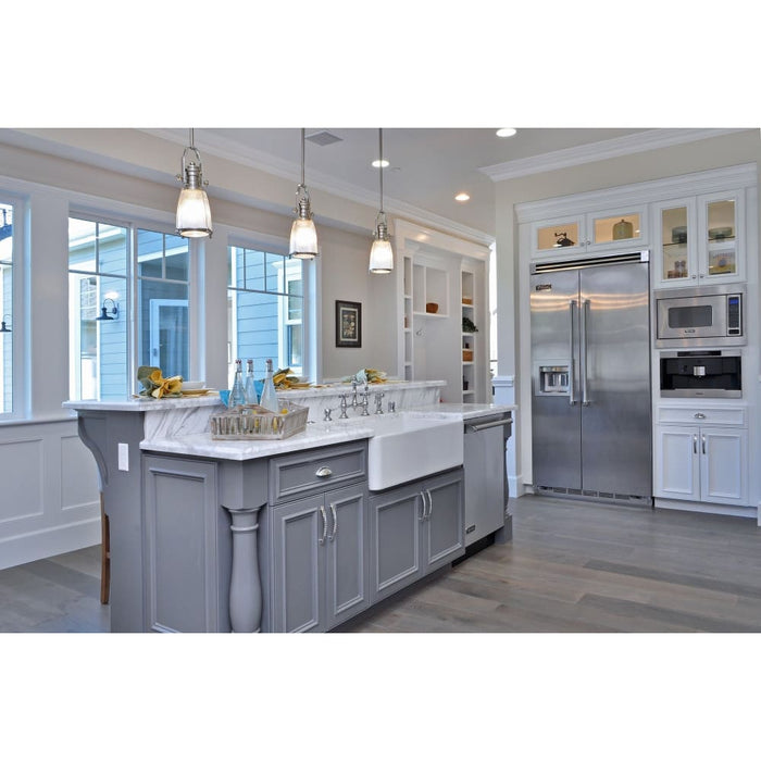 Hi-Bay Satin Nickel Single Pendant - Pendants