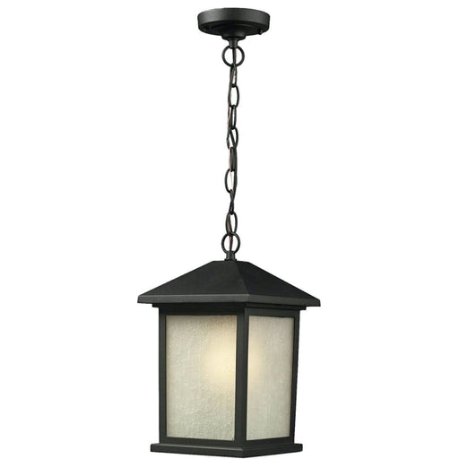 Holbrook Black Outdoor Chain Mount Ceiling Fixture | theLightShop