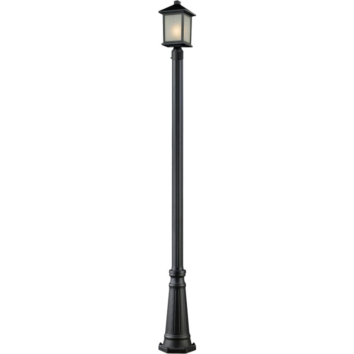 Holbrook Black Outdoor Post Mounted Fixture | theLightShop