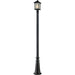 Holbrook Black Outdoor Post Mounted Fixture | theLightShop