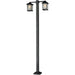 Holbrook Black Outdoor Post Mounted Fixture | theLightShop
