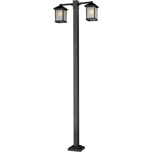 Holbrook Black Outdoor Post Mounted Fixture | theLightShop
