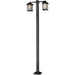 Holbrook Black Outdoor Post Mounted Fixture | theLightShop