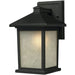 Holbrook Black Outdoor Wall Sconce | theLightShop