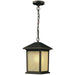 Holbrook Oil Rubbed Bronze Outdoor Chain Mount Ceiling Fixture - Outdoor Chain Mount Ceiling Fixture