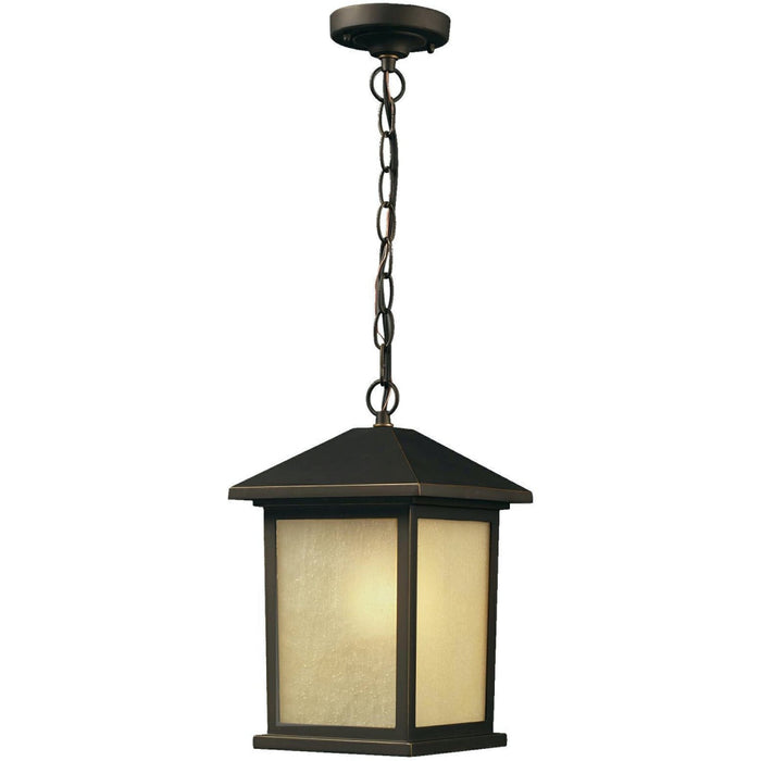 Holbrook Oil Rubbed Bronze Outdoor Chain Mount Ceiling Fixture | theLightShop