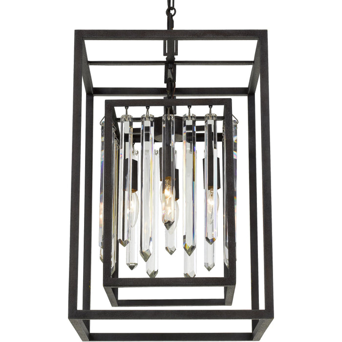 Hollis 4 Light Forged Bronze Chandelier - Chandeliers