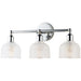 Hollow Polished Chrome Bath Vanity - Bath Vanity