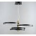 Hoopla Black / Gold LED Multi-Light Pendant - Pendants