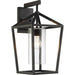 Hopewell Matte Black Outdoor Wall Lantern - Outdoor Wall Lantern