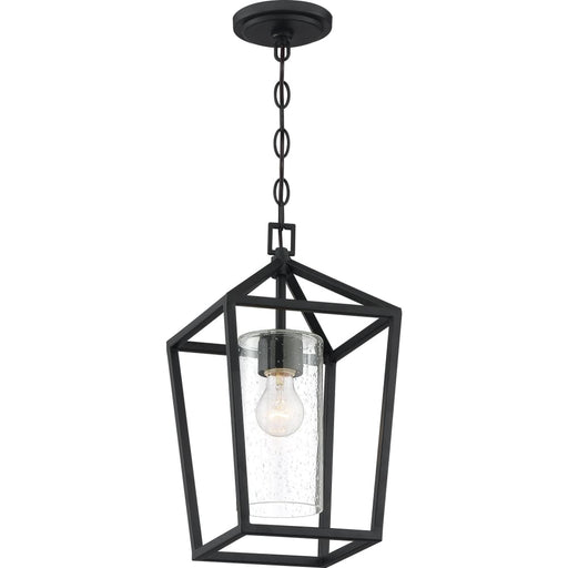 Hopewell Matte Black Outdoor Wall Lantern - Outdoor Wall Lantern