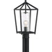 Hopewell Matte Black Outdoor Wall Lantern - Outdoor Wall Lantern