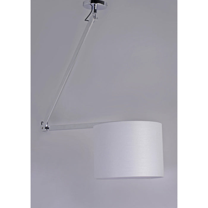 Hotel Polished Chrome LED Single Pendant - Pendants