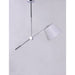 Hotel Polished Chrome LED Single Pendant - Pendants