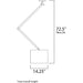 Hotel Polished Chrome LED Single Pendant - Pendants