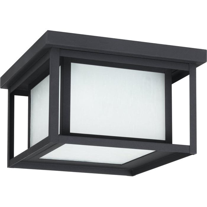 Hunnington Black Outdoor Flush Mount - Outdoor Flush Mounts
