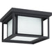 Hunnington Black Outdoor Flush Mount - Outdoor Flush Mounts