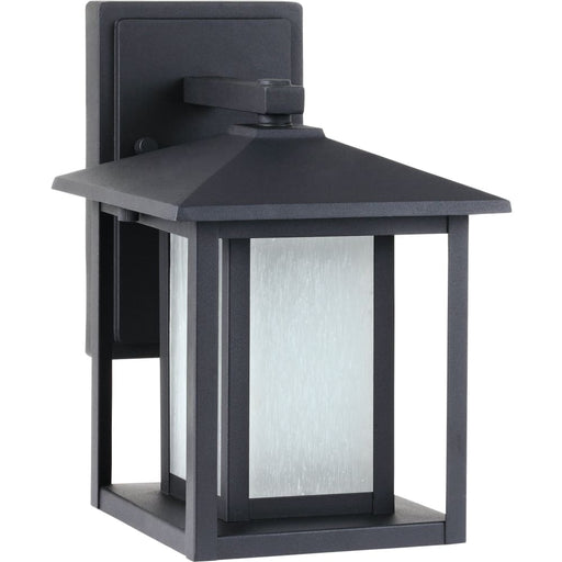 Hunnington Black Outdoor Wall Lantern - Outdoor Wall Sconce