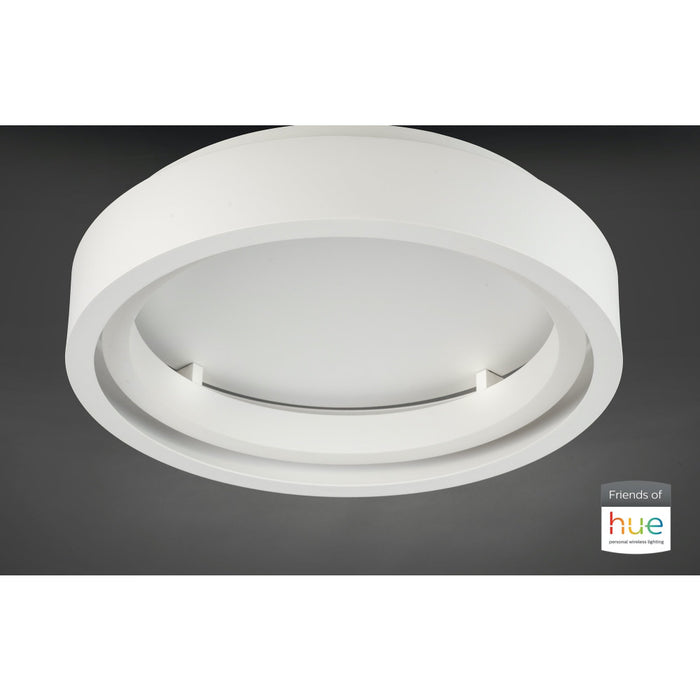 iCorona Matte White LED Flush Mount - Flushmounts