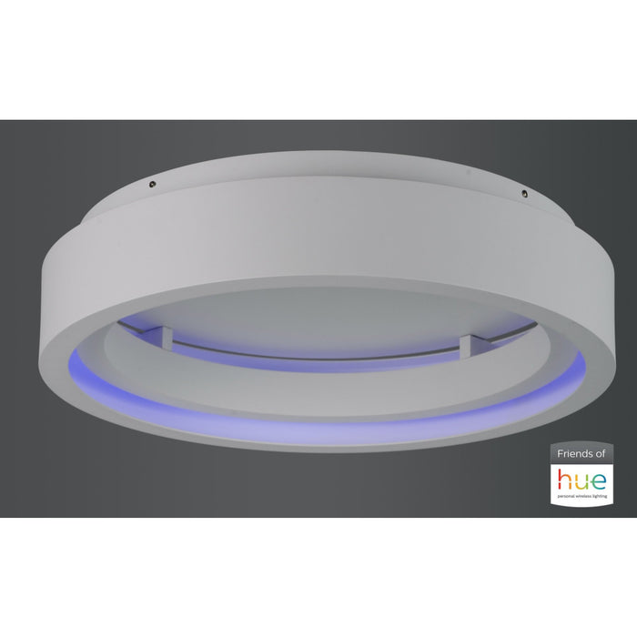 iCorona Matte White LED Flush Mount - Flushmounts