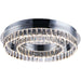 Icycle Polished Chrome LED Flush Mount Chandelier - Chandeliers