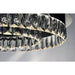 Icycle Polished Chrome LED Flush Mount Chandelier - Chandeliers