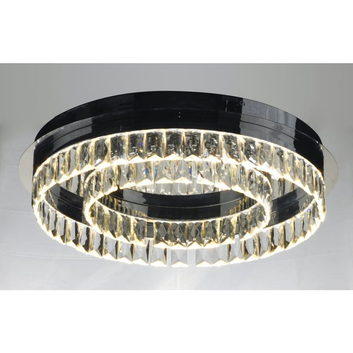 Icycle Polished Chrome LED Flush Mount Chandelier - Chandeliers