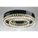 Icycle Polished Chrome LED Flush Mount Chandelier - Chandeliers