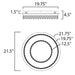 Icycle Polished Chrome LED Flush Mount Chandelier - Chandeliers