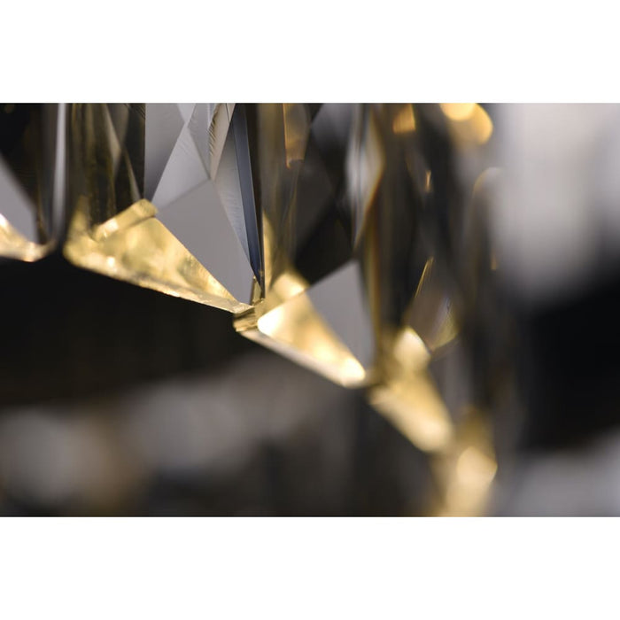 Icycle Polished Chrome LED Flush Mount Chandelier - Chandeliers
